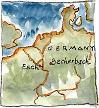 Map of Becherbach